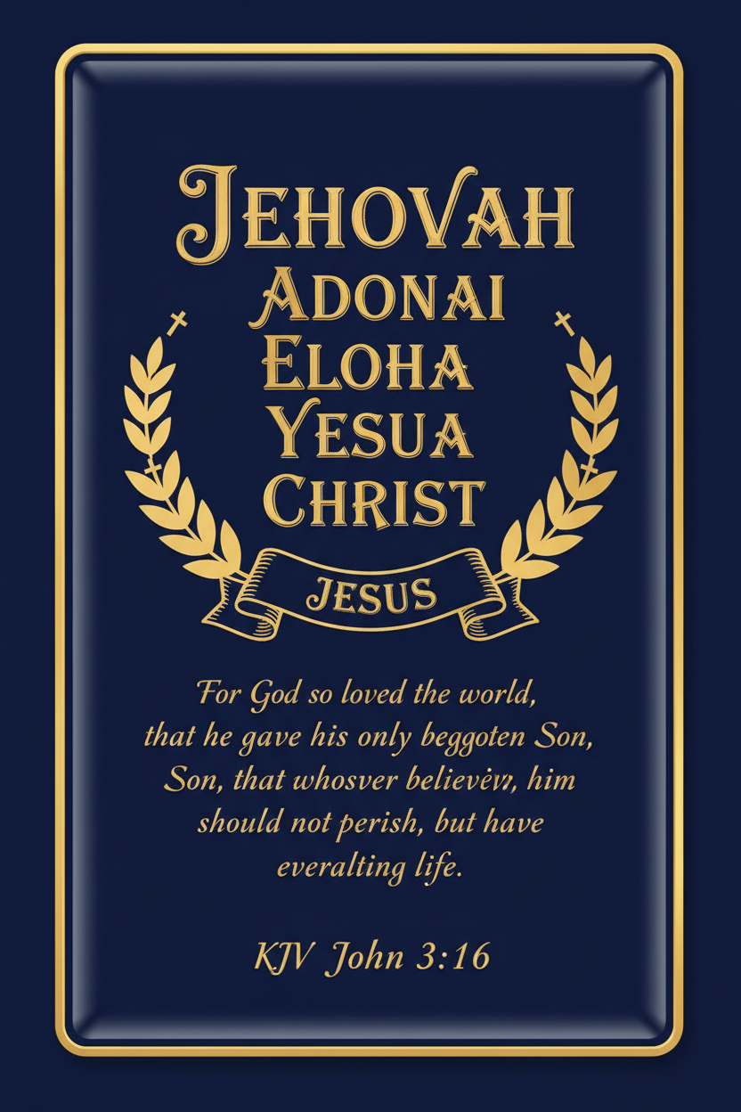 Names of God Scripture Pin